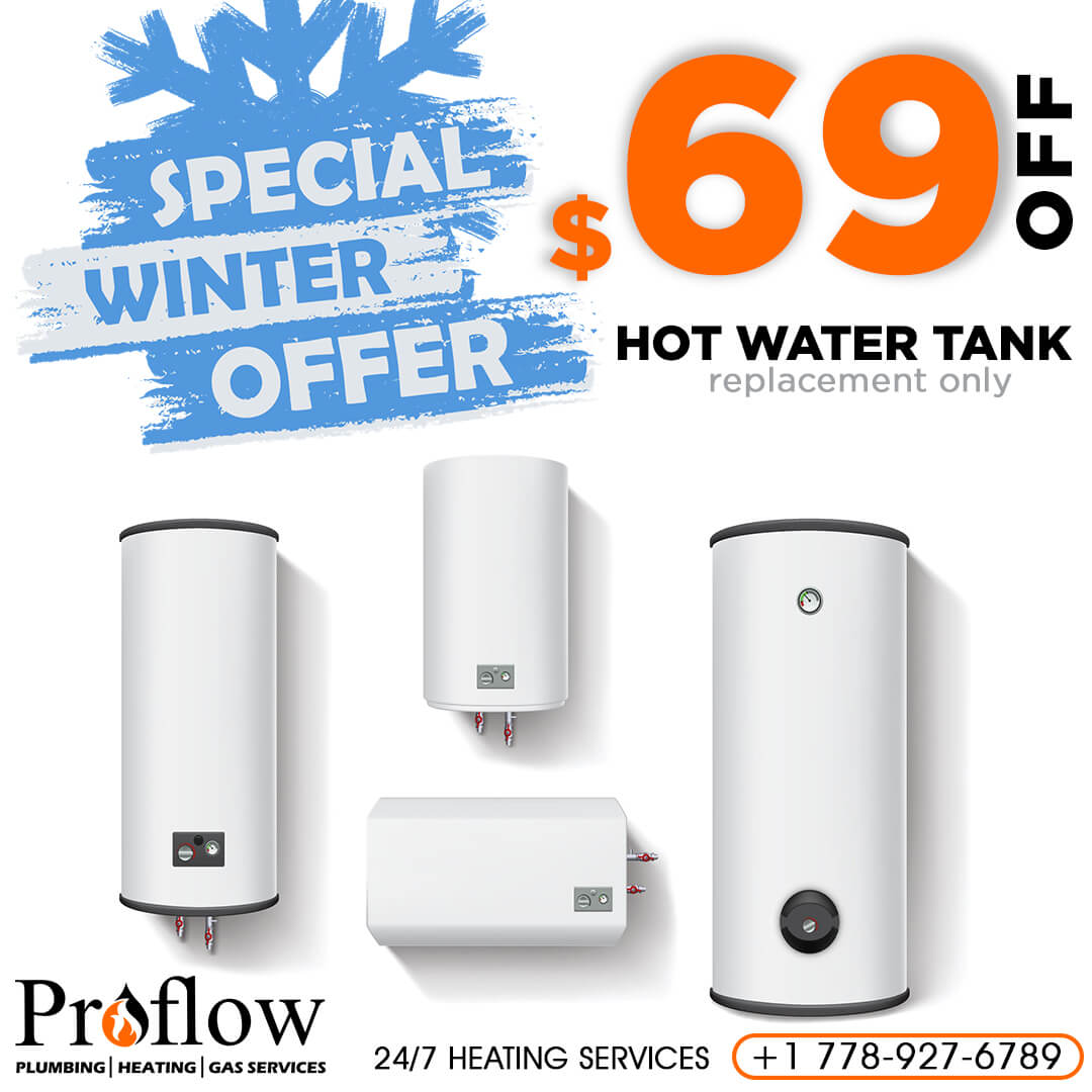 proflow hot water tank and furnace promote